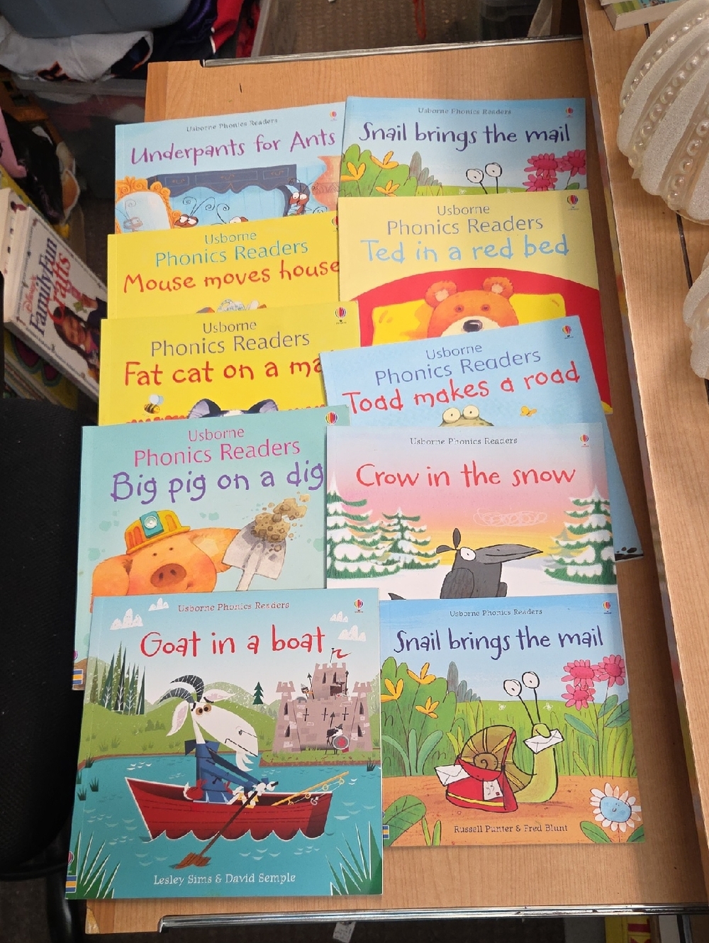 Usborne Phonics Readers Kindergarten 1st Grade Picture Story 10 Book Lot